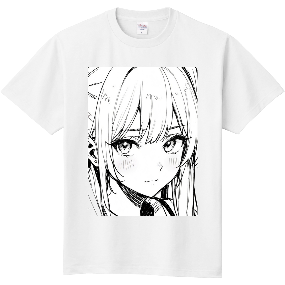 キレイな女性のTシャツ