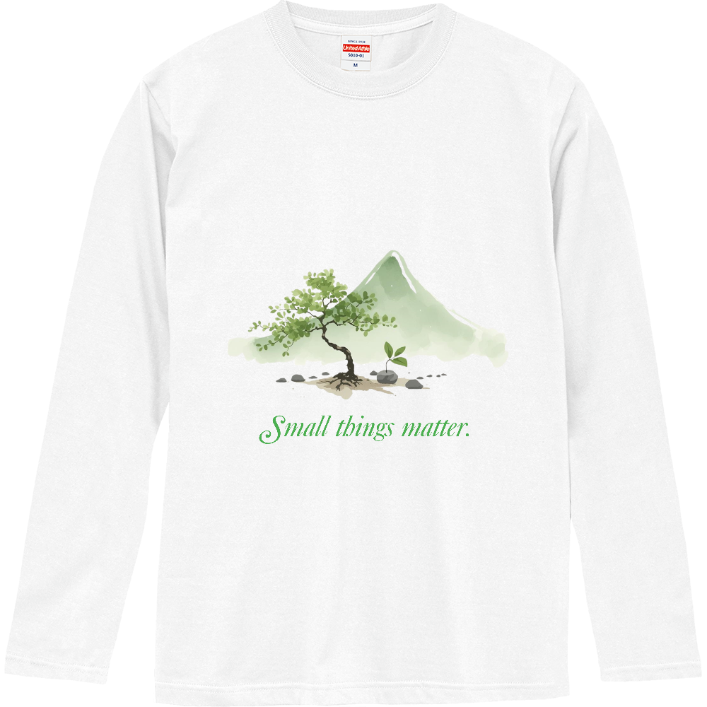 [ロングTシャツ] Small things matter.