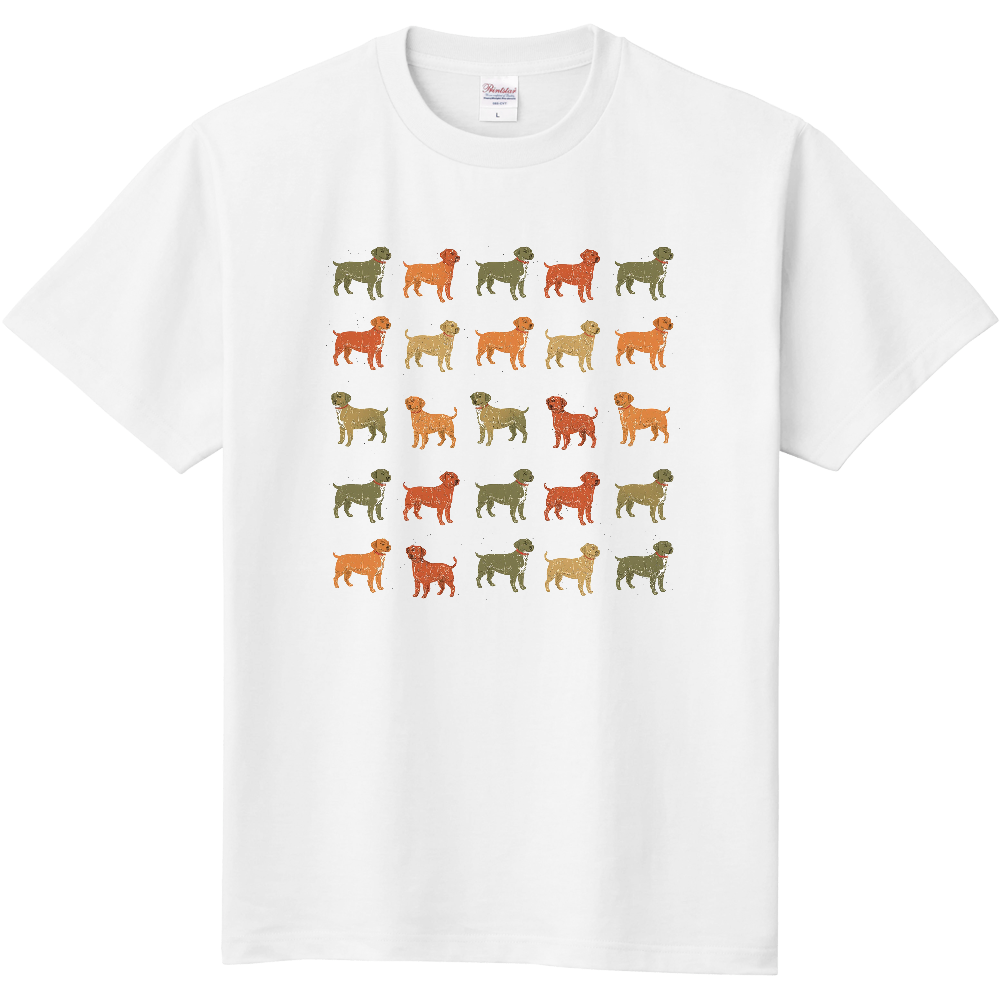 沢山の犬のＴシャツ