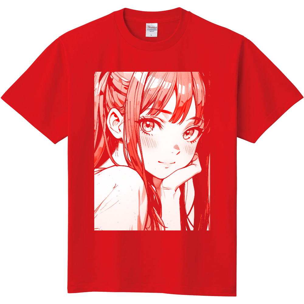 美しい少女のＴシャツ
