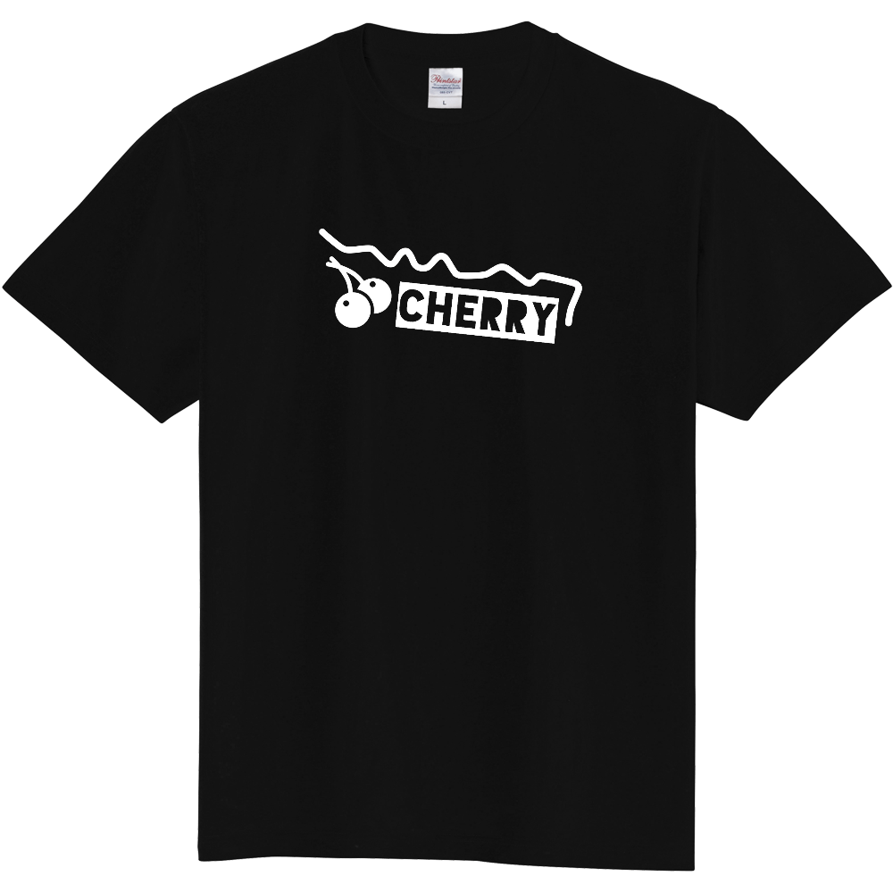 Cherry -峠- スポットTシャツ 白文字 裏表