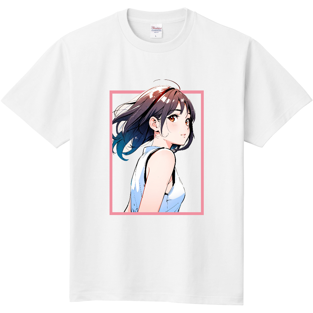 美しい女性のTシャツ