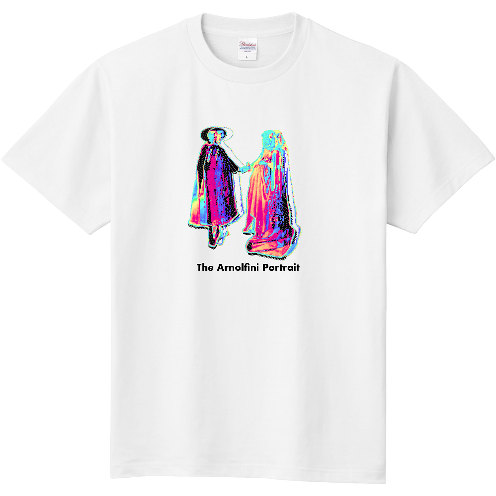 アルノルフィニ夫妻像Tシャツ
