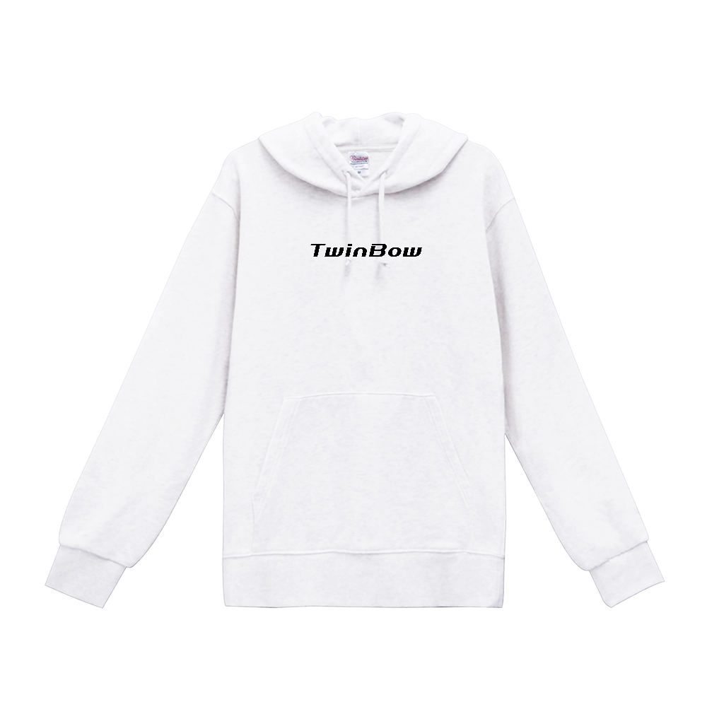 TwinBowパーカー黒文字