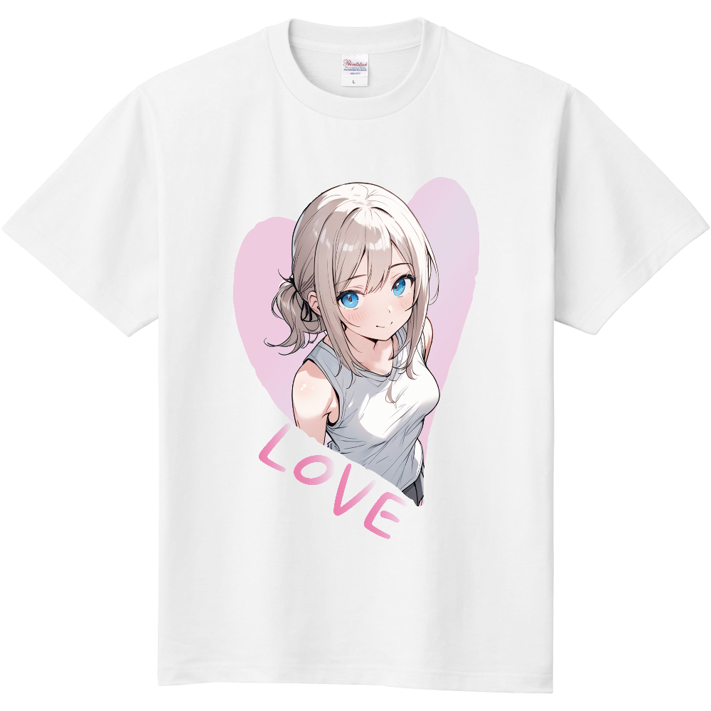 LOVE女性のTシャツ