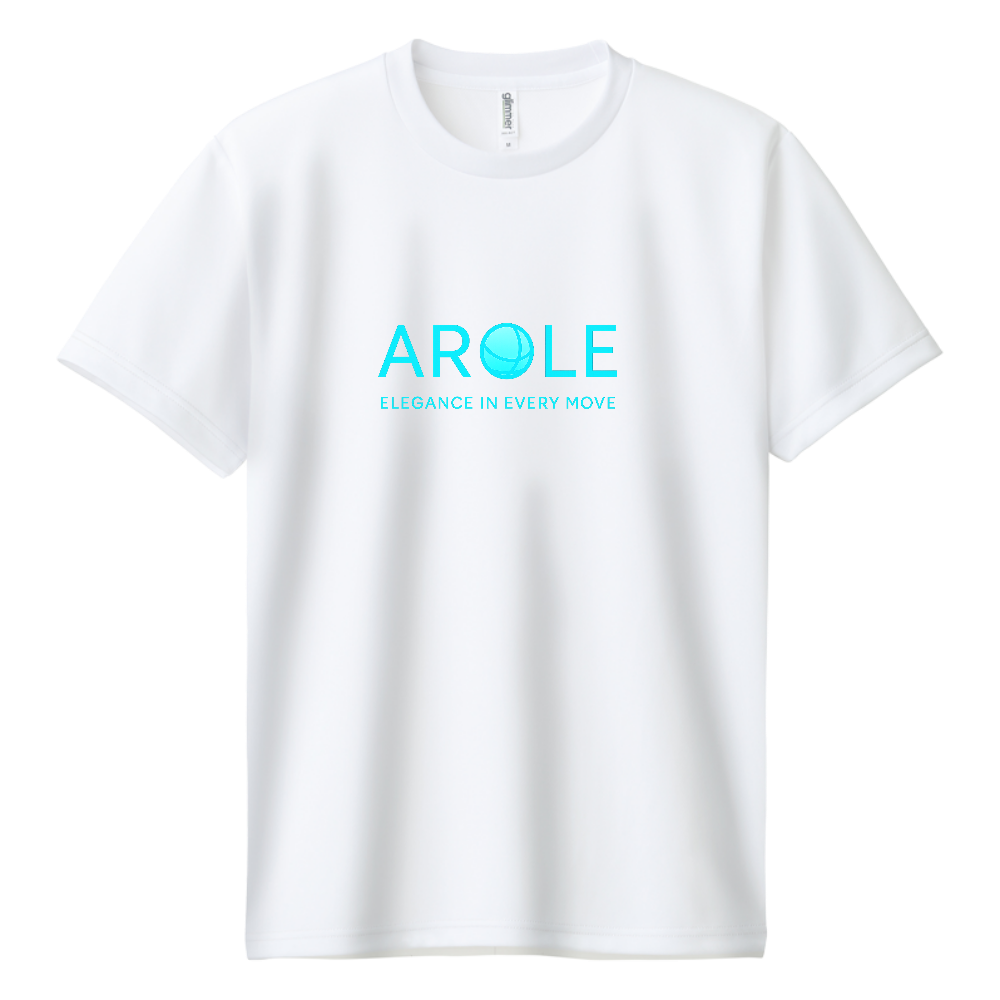 AROLE ロゴTシャツ/ホワイト(Basic Line)