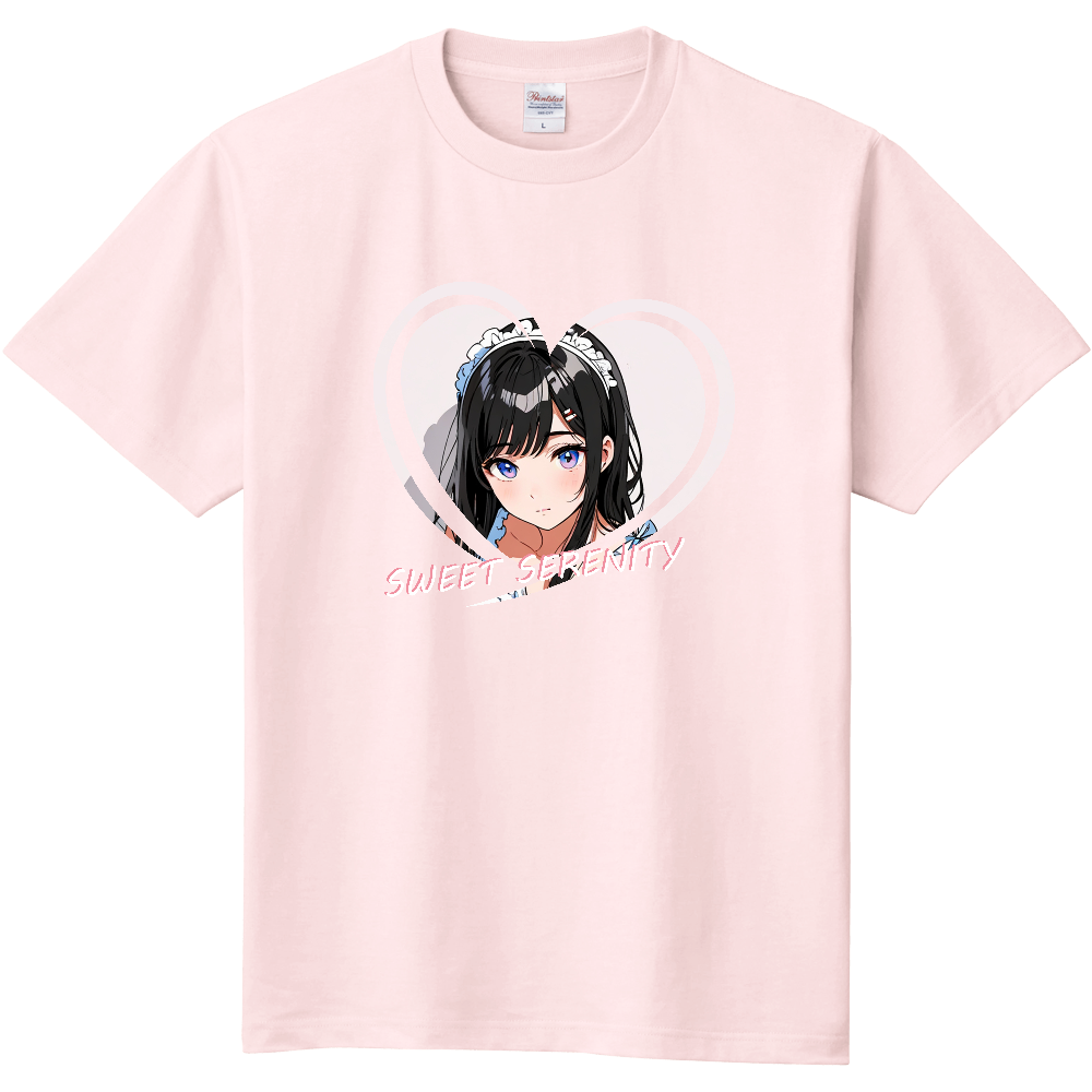 メイド女性のTシャツ