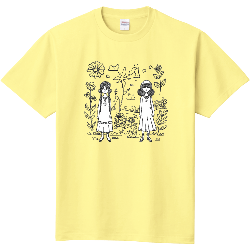二人の女の子のＴシャツ