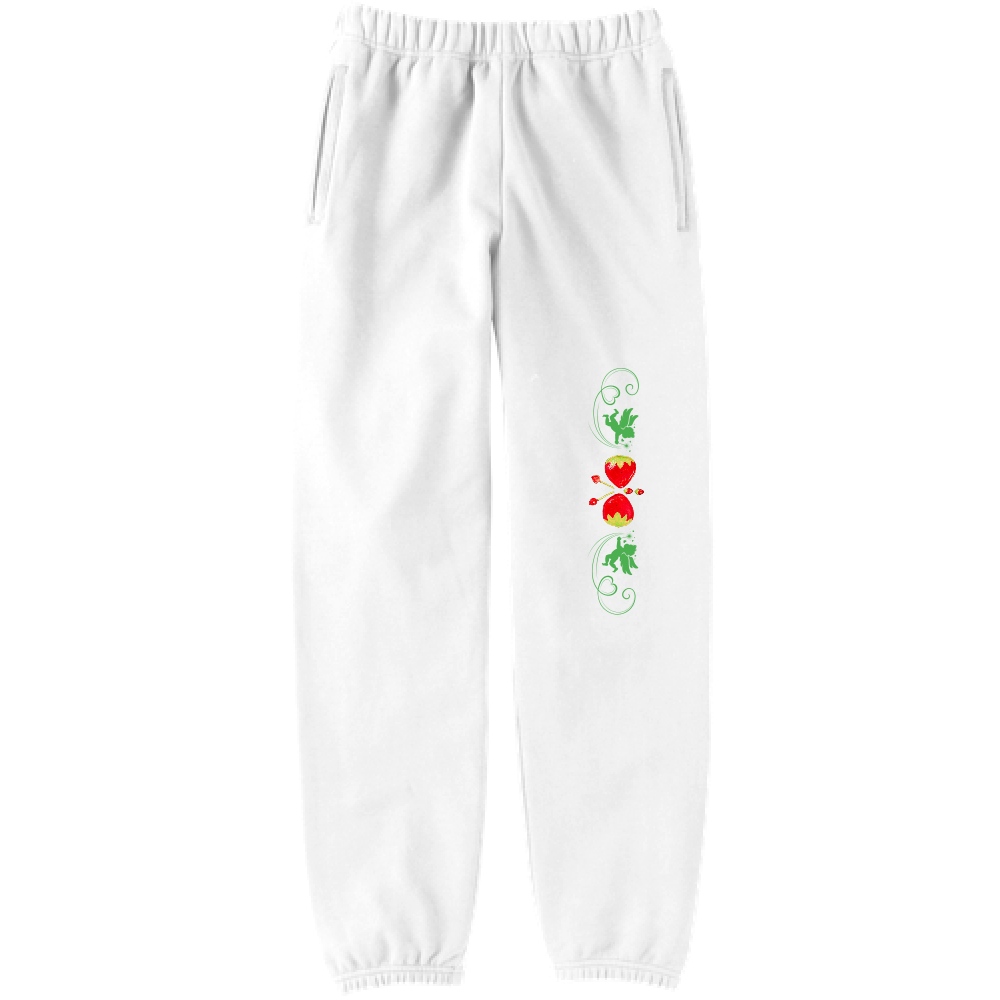 天使といちご蝶々　白スウェット大