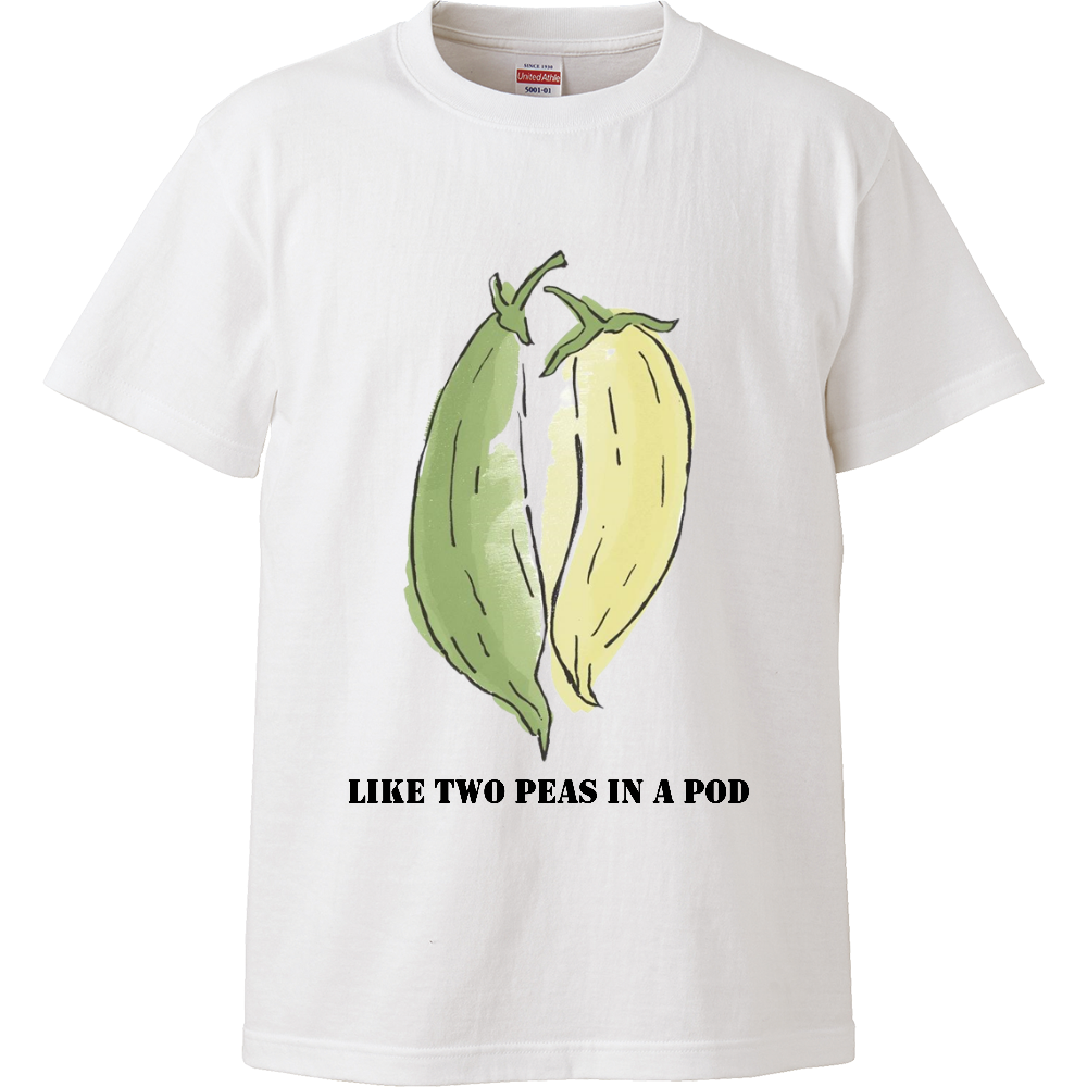 [Tシャツ] Like two peas in a pod