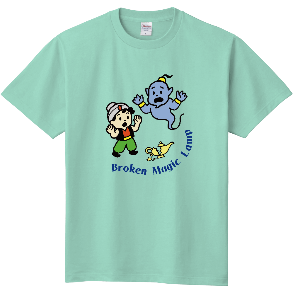 壊れたランプのTシャツ