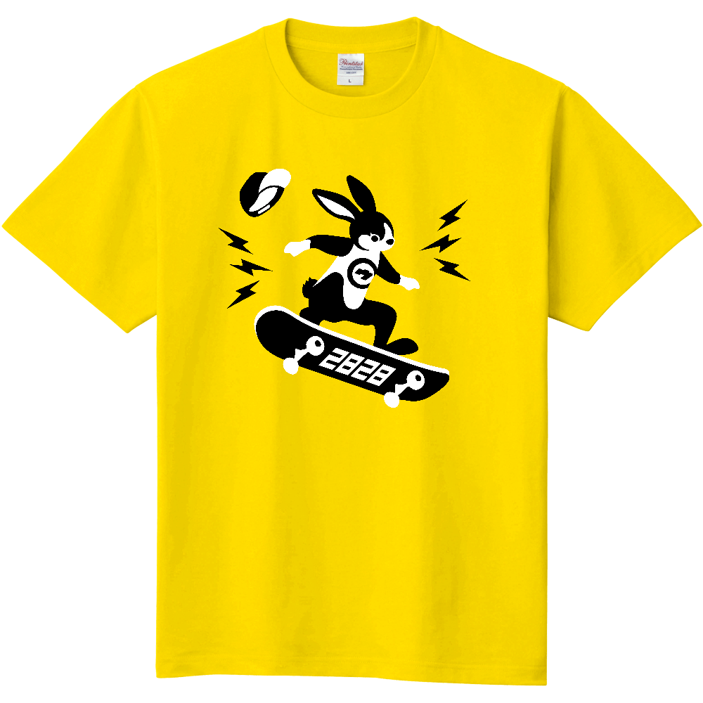 スケボー ウサギ君