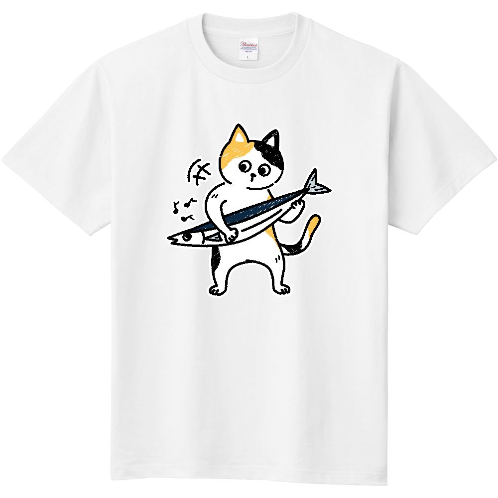 秋刀魚（さんま）弾きのみけねこ君！