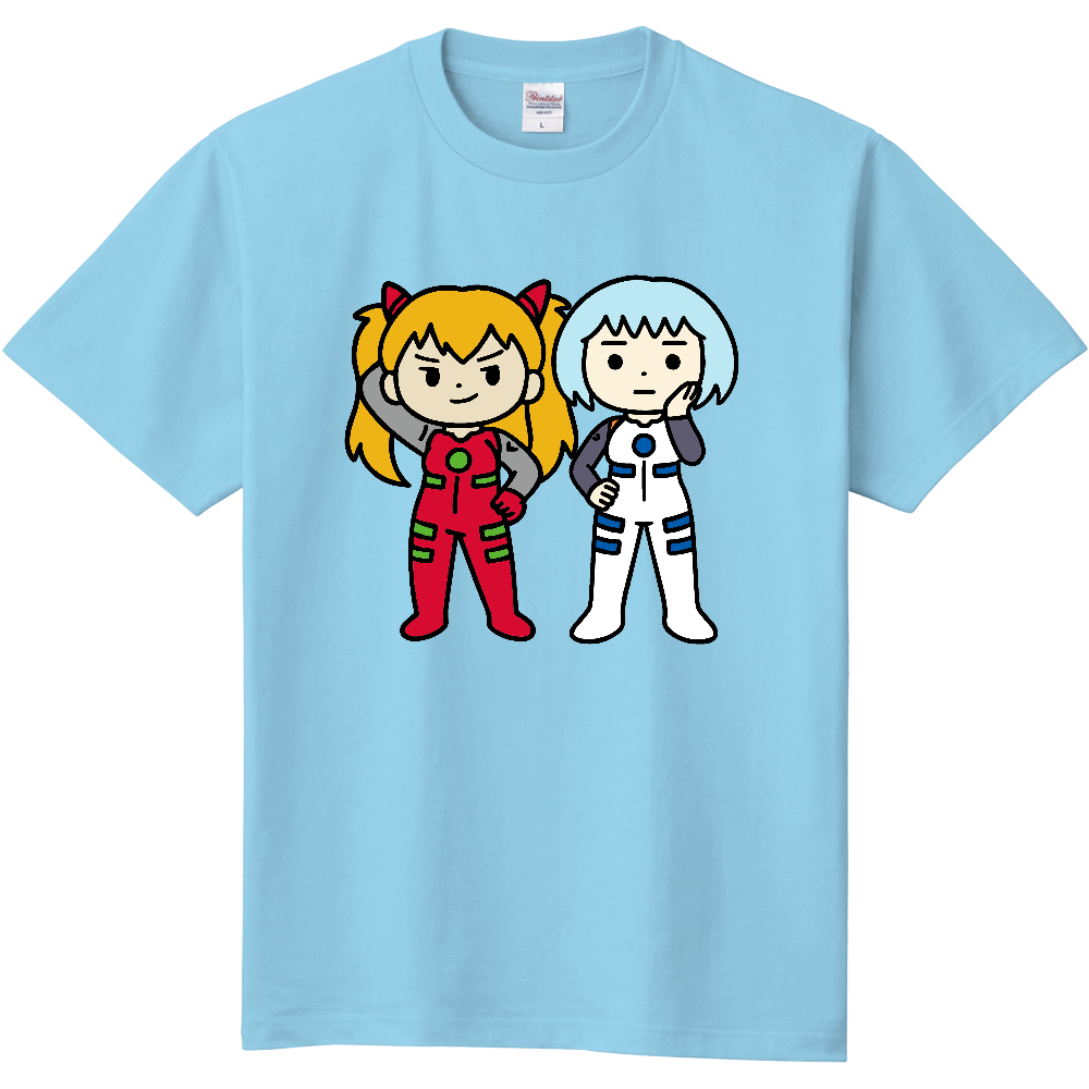 宇宙服を来た女の子のＴシャツ