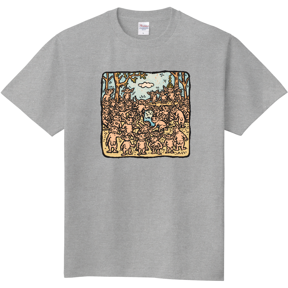 モンスターいっぱいのTシャツ