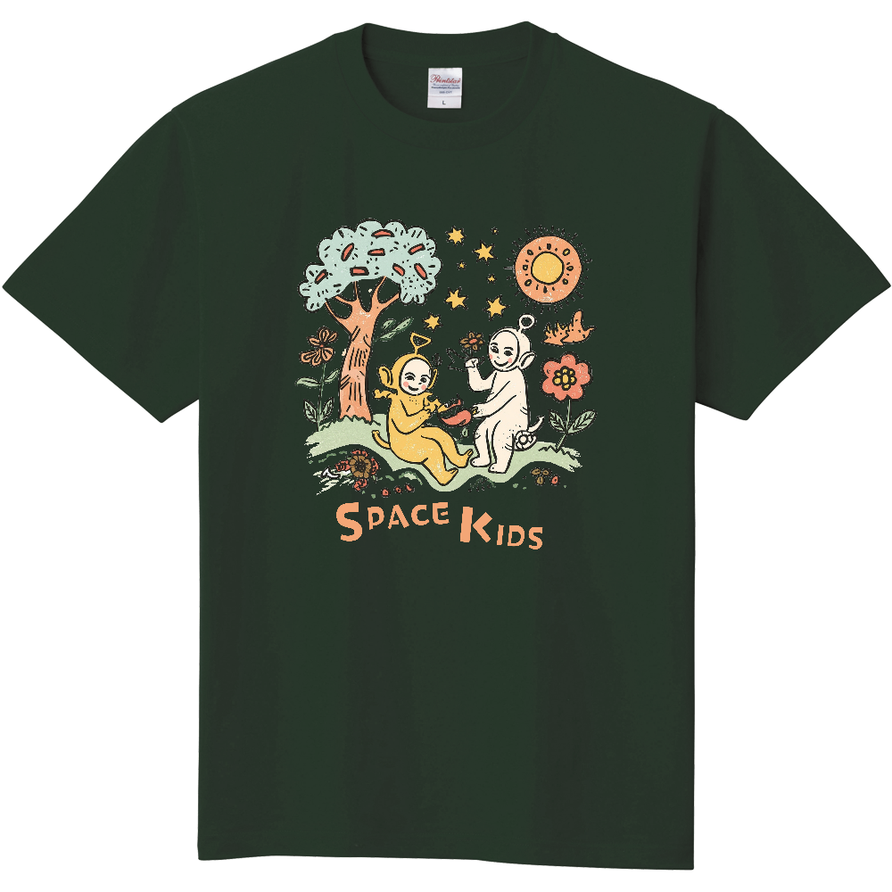 宇宙の子供のTシャツ