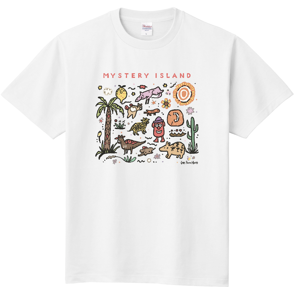 謎の島のTシャツ