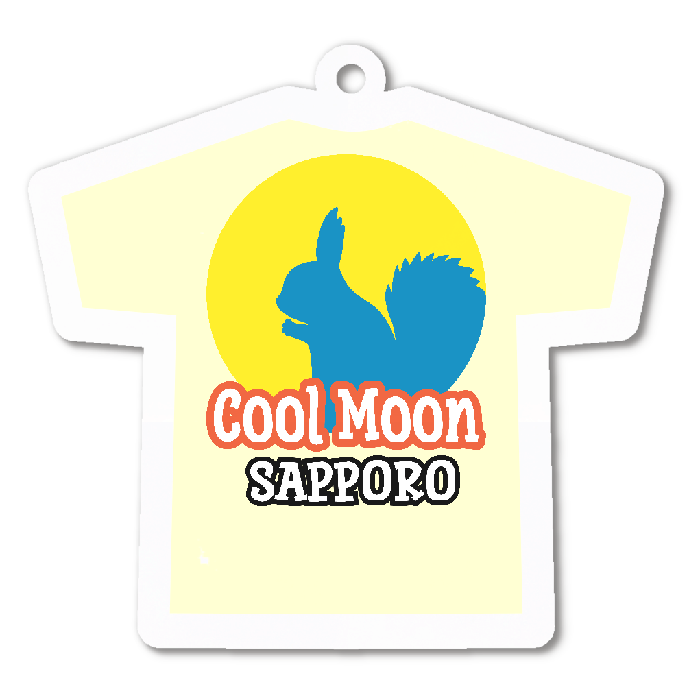 アクリルキーホルダー オリジナルロゴ(アイボリーTシャツ)6cm