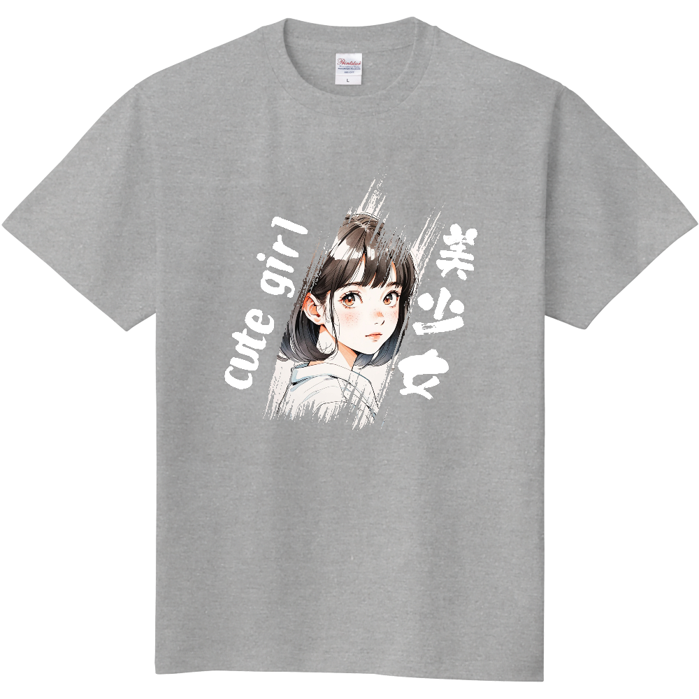 美少女のTシャツ