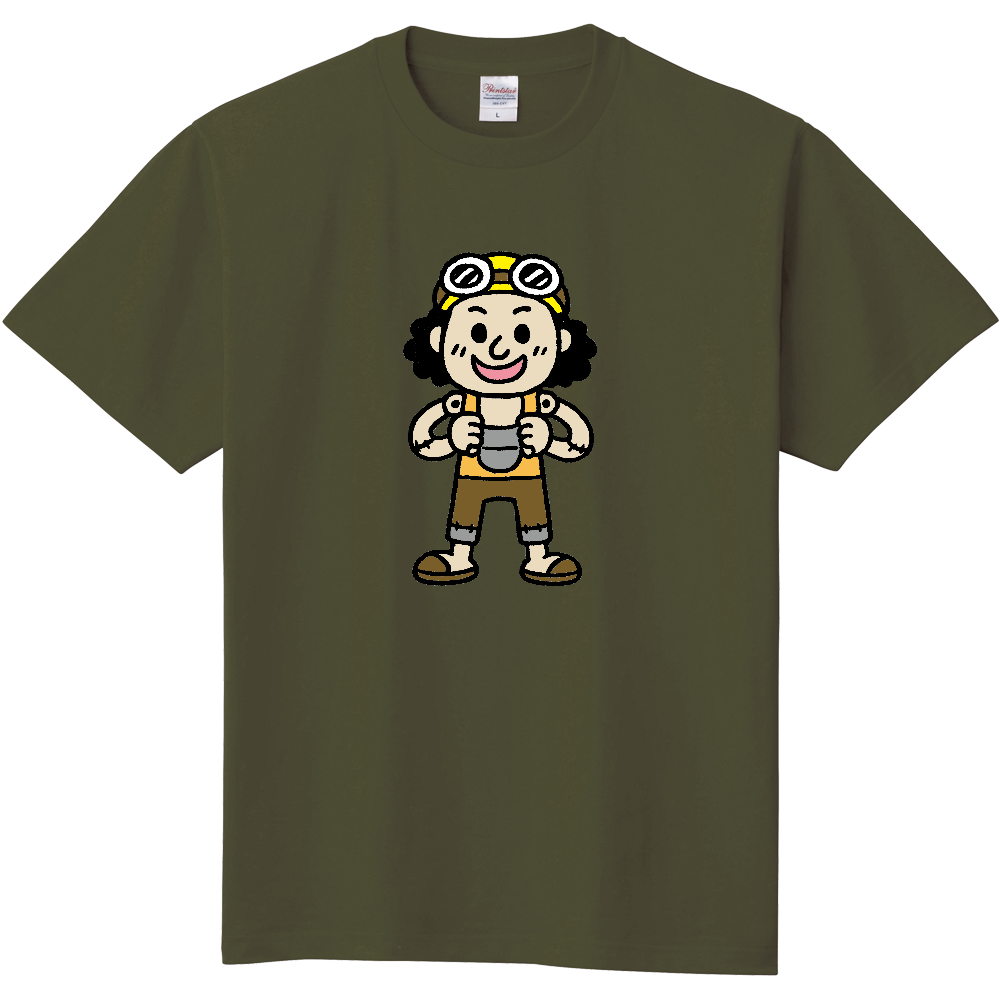 ゴーグル少年のTシャツ