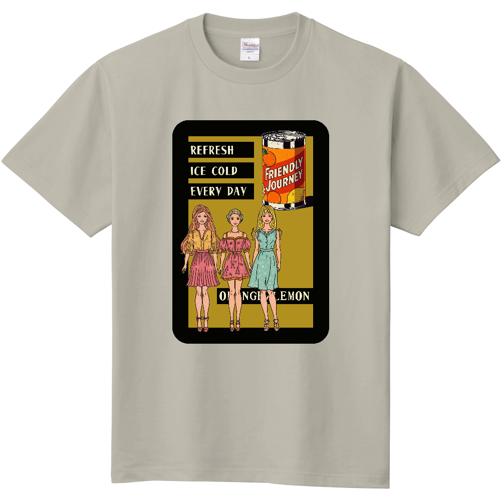 レトロ広告のＴシャツ