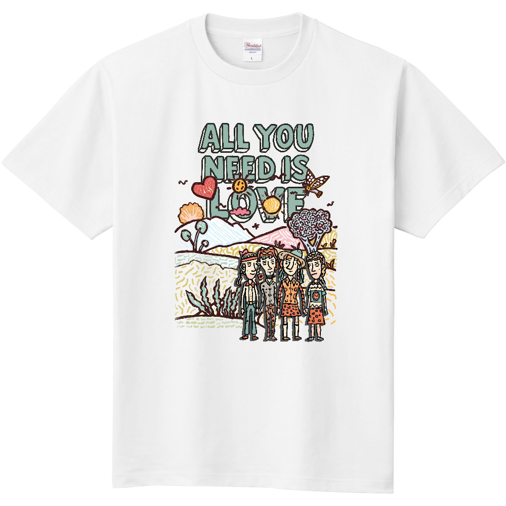 ALL YOU NEED IS LOVEのＴシャツ