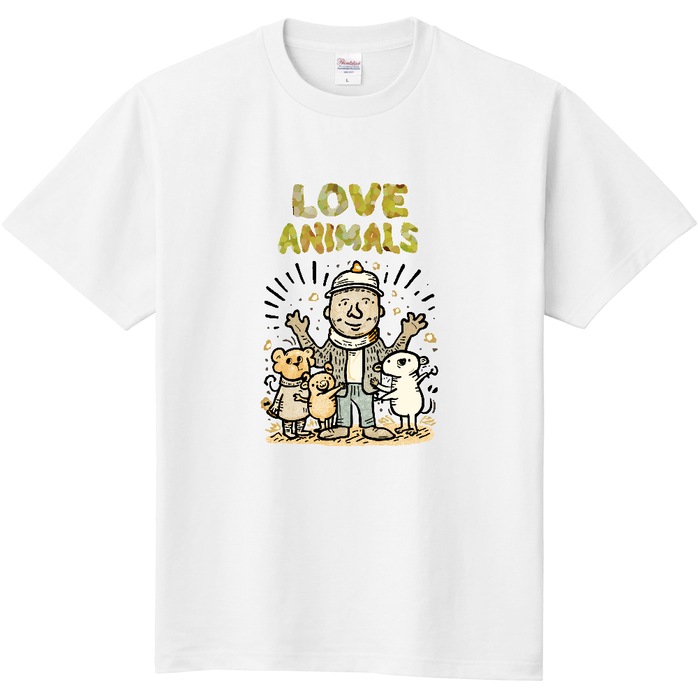 動物大好きのTシャツ