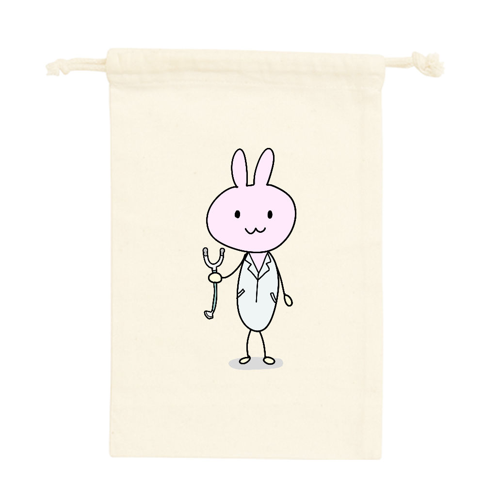 みみすけ巾着(お医者さん)