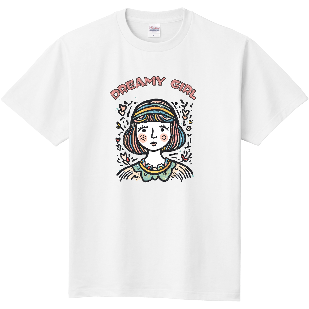 レトロ女性のTシャツ