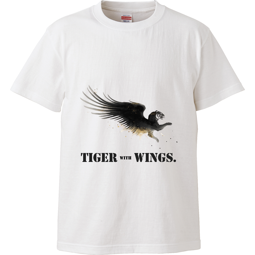 [Tシャツ] Tiger with wings.