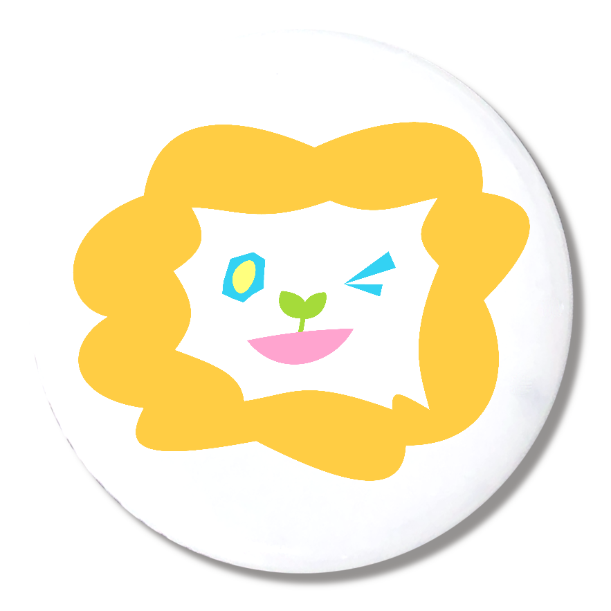 にちょライオン バッジ