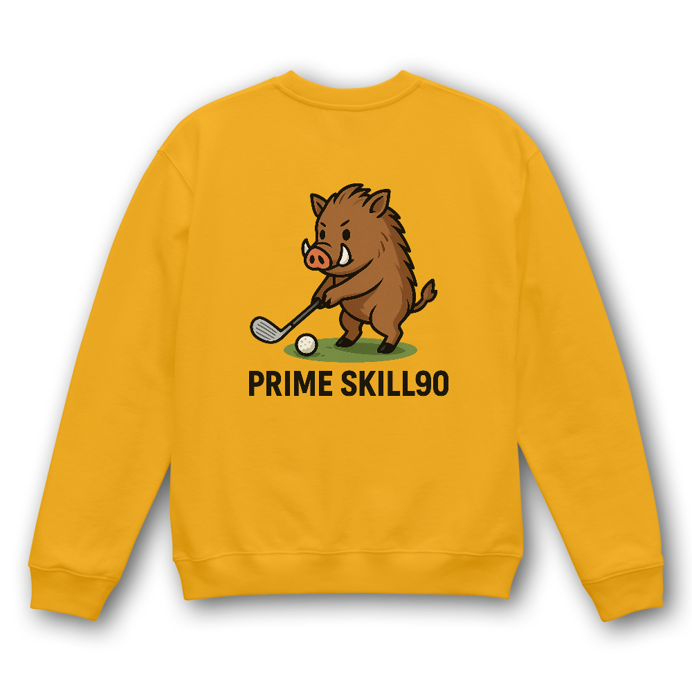 背面キャラクターデザインスウェット