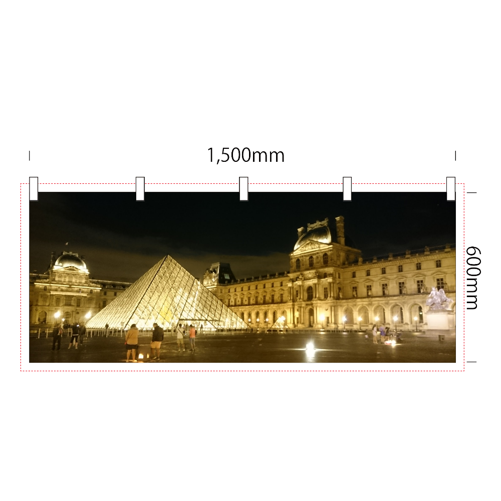 横幕_REAL Collection_004 ルーヴル美術館