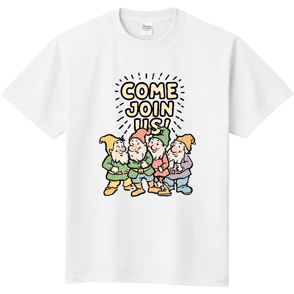 仲良し小人のTシャツ