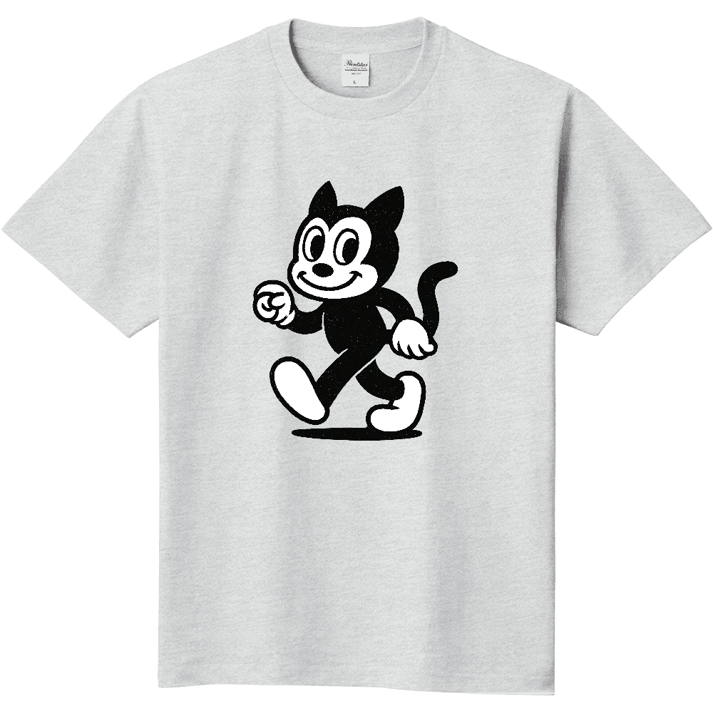 昭和風キャラクターのTシャツ