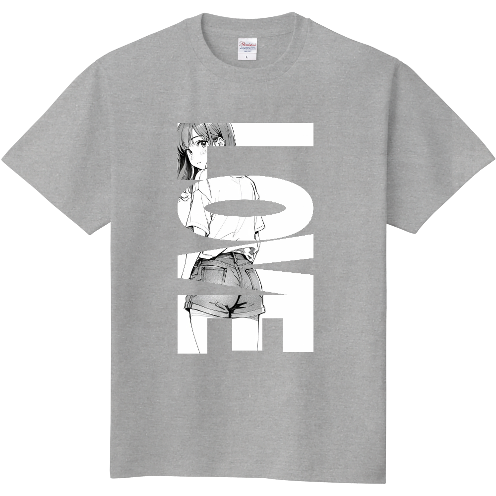 LOVE女性のTシャツ