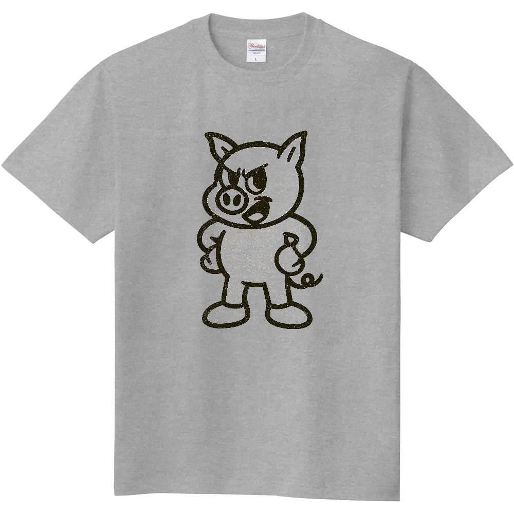 昭和風キャラクターのTシャツ