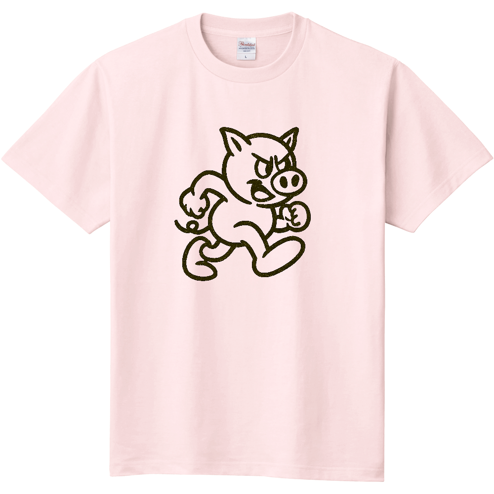 昭和風キャラクターのＴシャツ