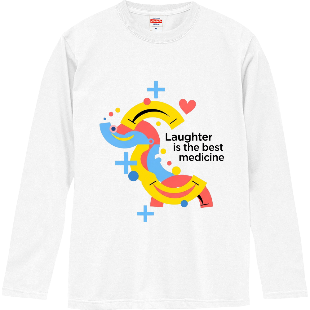 [ロングTシャツ] Laughter is the best medicine.