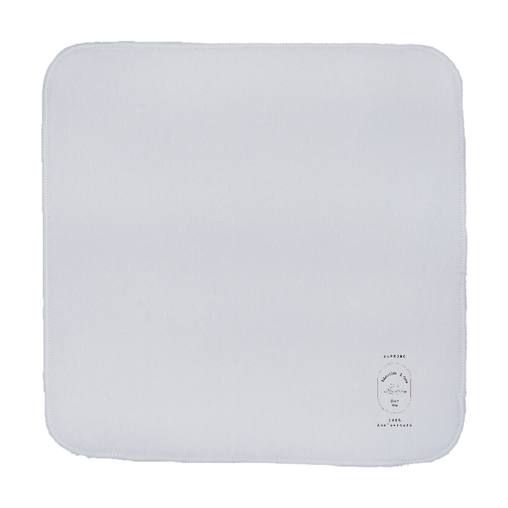 あけぼの50th記念ロゴ② ハンカチ