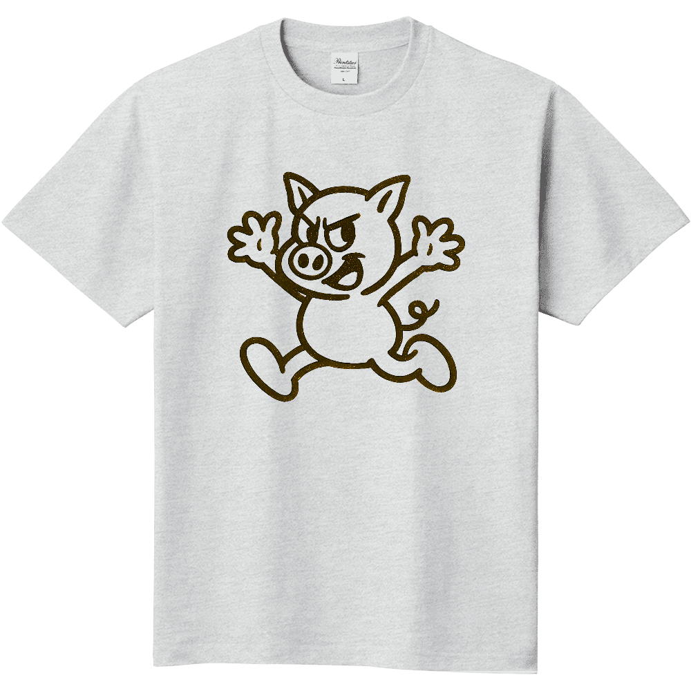 昭和風キャラクターのTシャツ