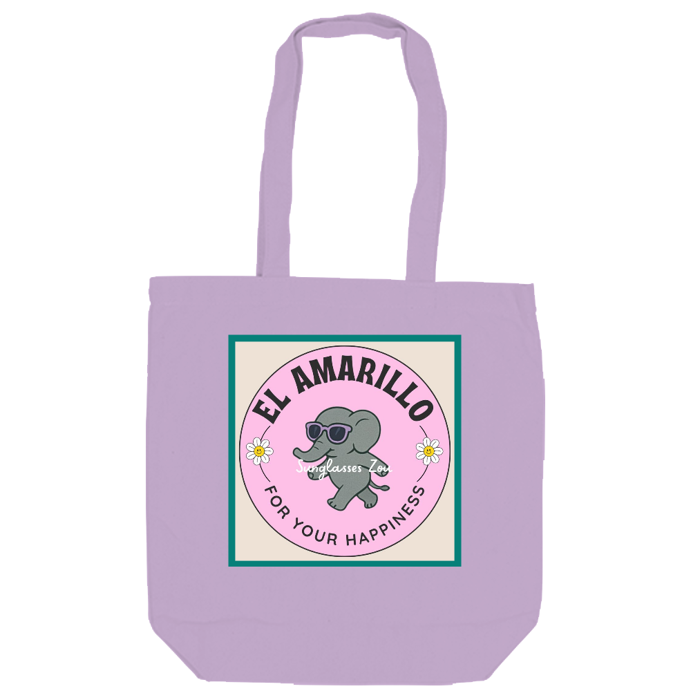 レトロサングラスゾウ/トートバッグ