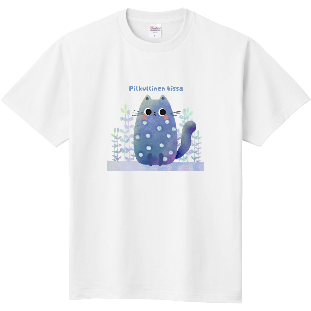 Polka dot cat [blue]