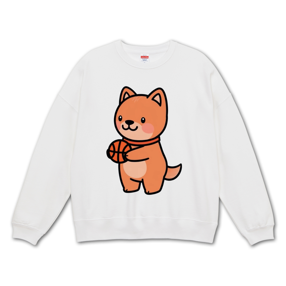 バスケに誘ってる柴犬ちゃん