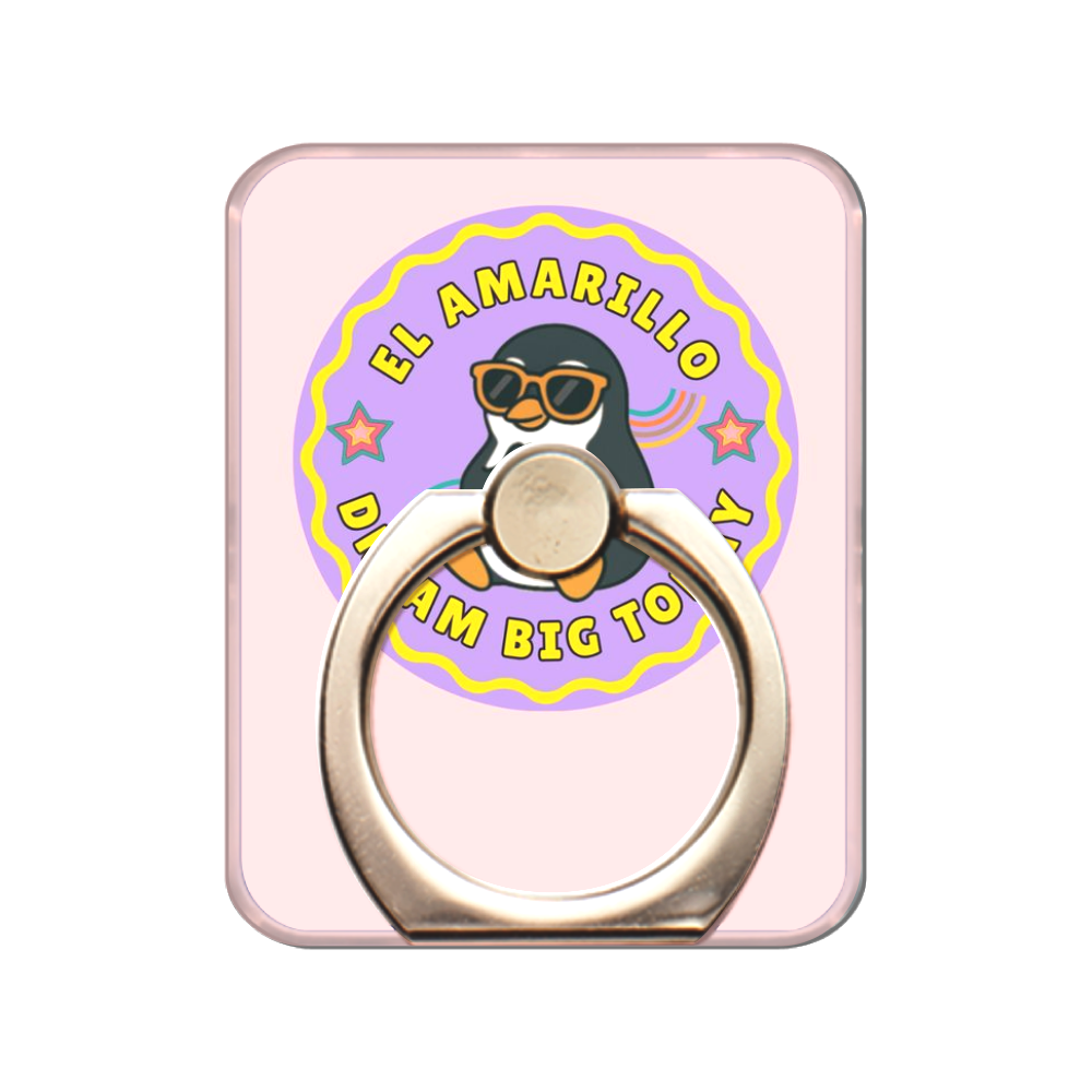 スマホリング/レトロサングラスペンギン