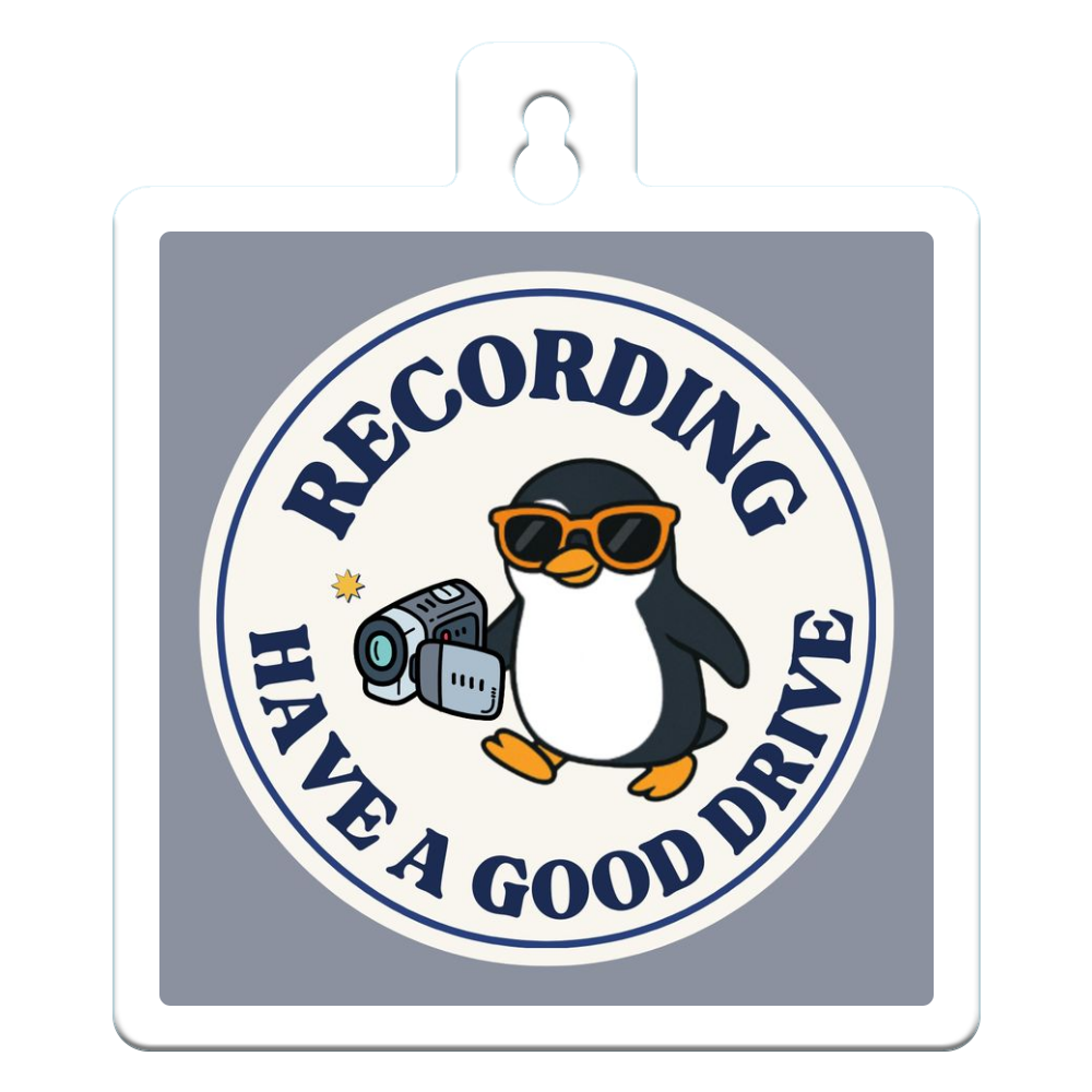 カーステッカー/ドライブレコーダー搭載デザイン