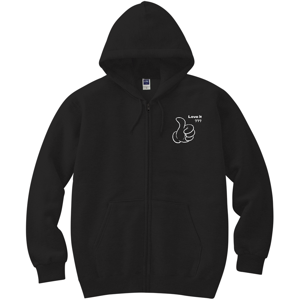 RAVIT THREE SEVEN "ORIGINAL SEVEN BEAR (A)" 軽量ジップアップパーカー