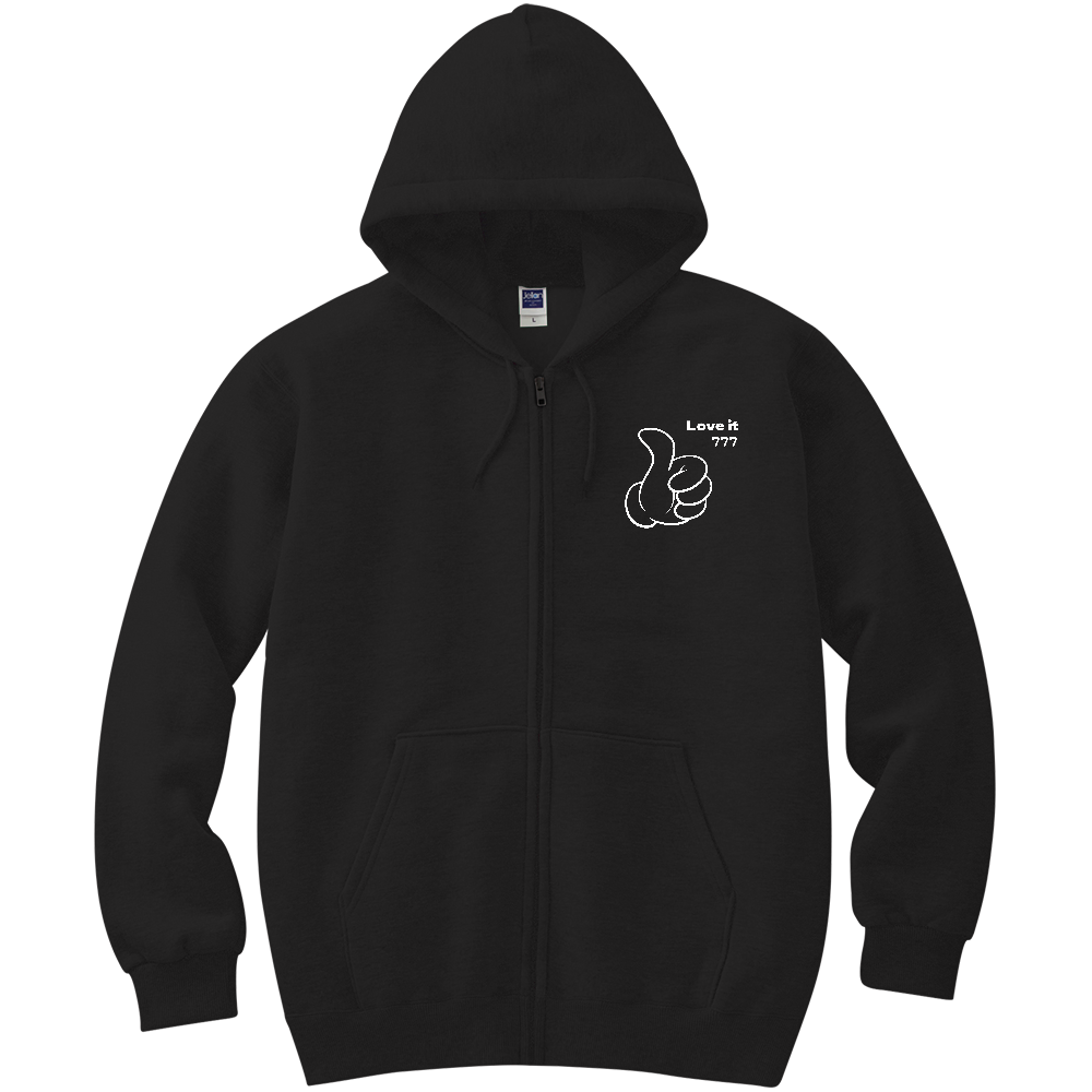 RAVIT THREE SEVEN "ORIGINAL SEVEN BEAR (B)" 軽量ジップアップパーカー