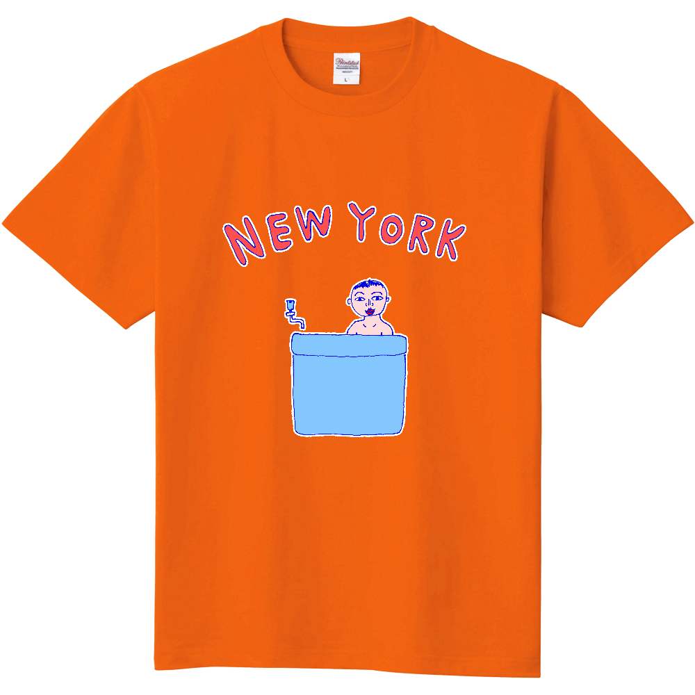 ダジャレデザイン「にゅーよーく」<NEWYORK>