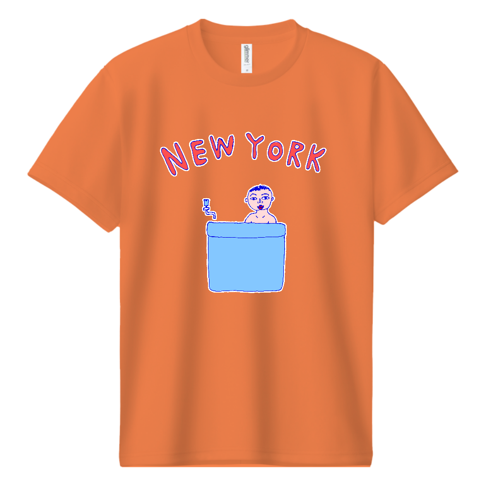 ダジャレデザイン「にゅーよーく」<NEWYORK>